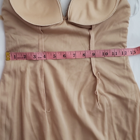 Luxe of a Lifetime Beige Beaded Mermaid Maxi Dress - Picture 10 of 13